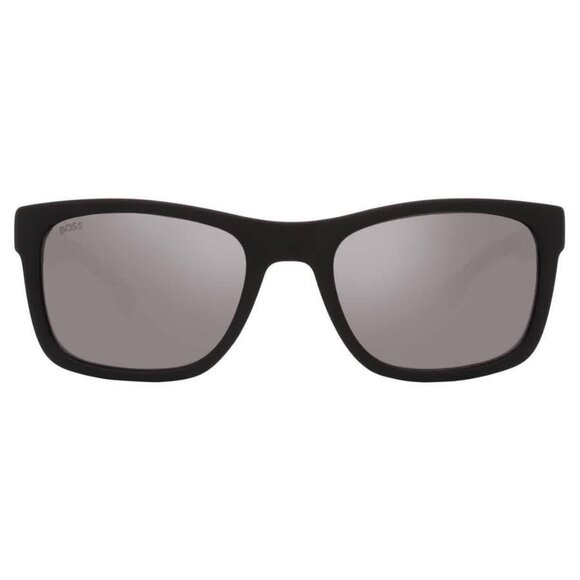 FX00721B Hugo Boss Silver Mirror Square Men's Sunglasses BOSS 1569/S 0003/T4 55 - Picture 1 of 6